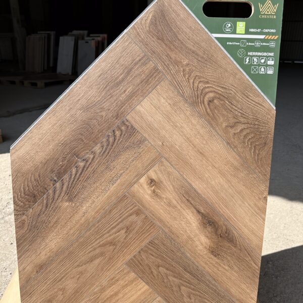 Кварцвинил Oxford Herringbone 610x127 mm