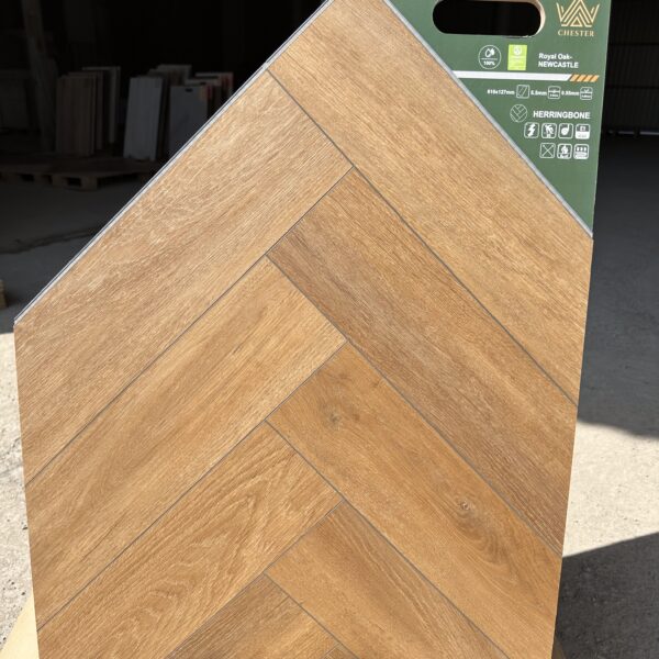 Кварцвинил Royal Oal-Newcastle Herringbone 610x127 mm